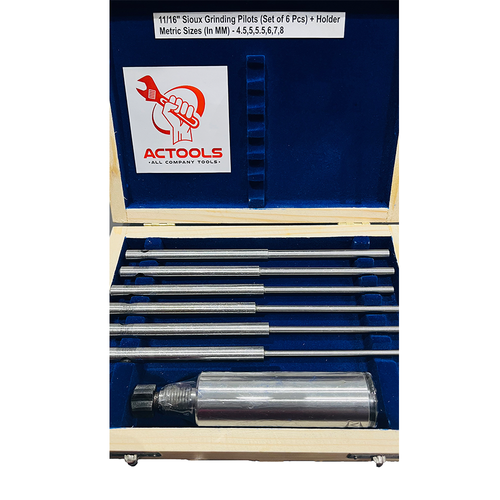 Sioux Valve Seat Grinder Pilots Set 6 Pcs .385" Top Size( 4.5mm to 8mm