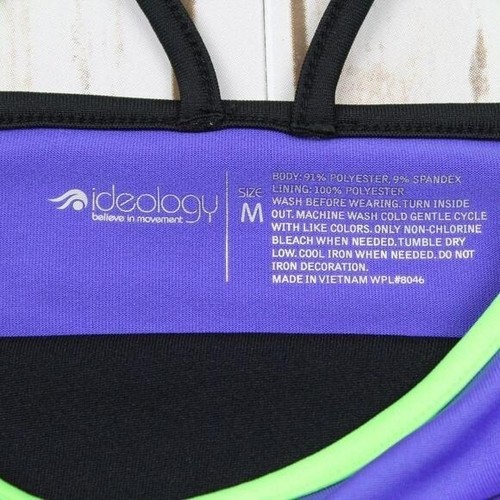 ideology Graphic-Print Sports Bra M - Picture 4 of 5