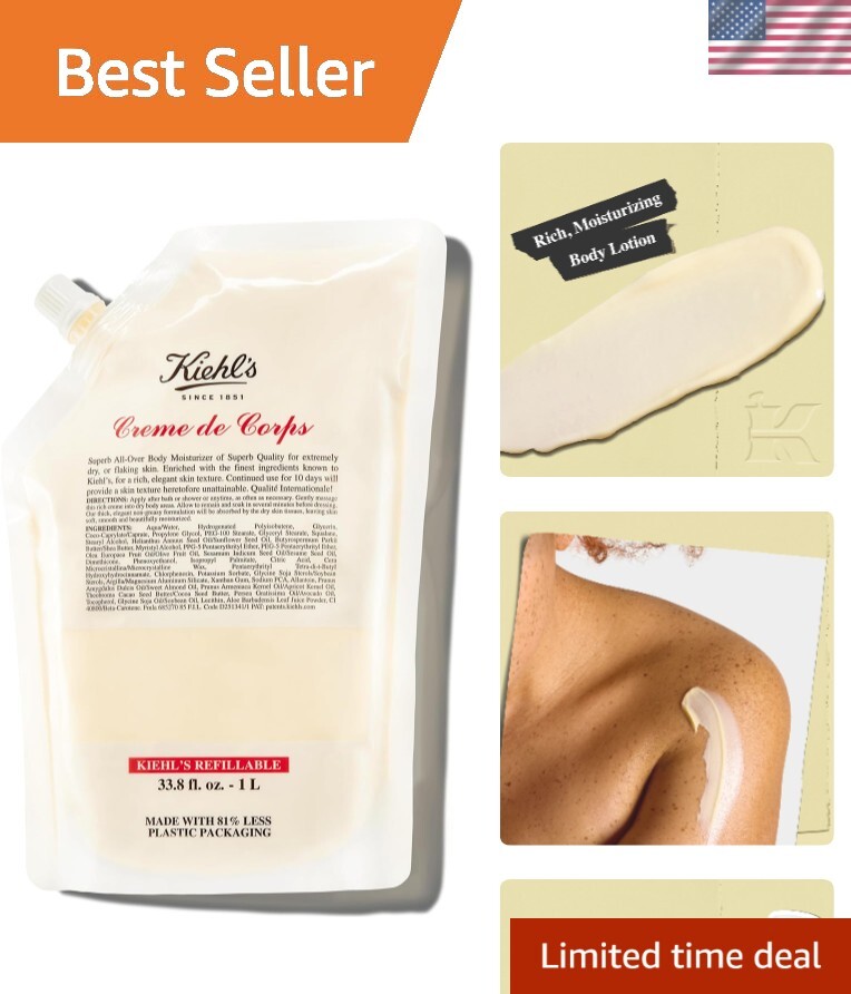 Creme de Corps, Rich, Luscious Body Lotion, with Cocoa Butter and Shea Butter...