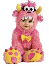 Pink Monster Costume Size 0-6 Months