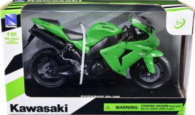 New-Ray 42443A Kawasaki 2006 Zx-10R Ninja In Green Pack of 12 for