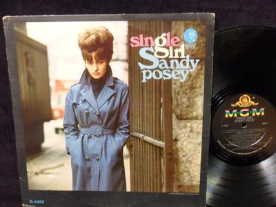 SANDY POSEY LP:  Single Girl, Mono MGM
