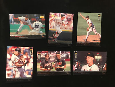 Cal Ripken 1996 collectors choice  1,2,3,4,5,6. 