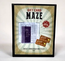 Gift Card Maze Brand New Original Fun Workshop Roll Marble to Release Card