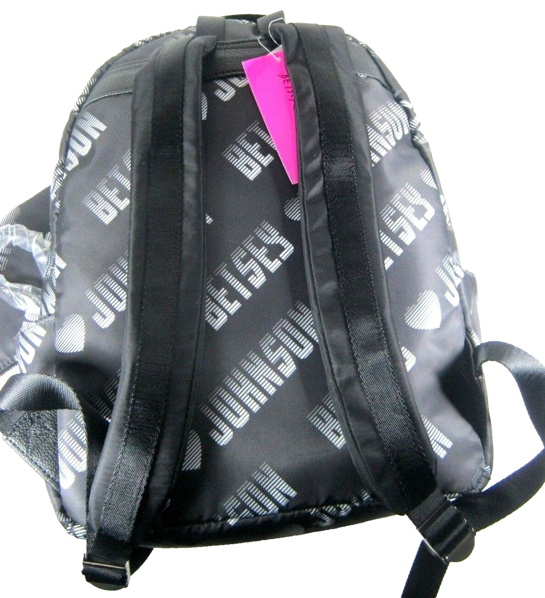 Betsey Johnson Sporty Logo Backpack with Wristlet Black  display picture 1