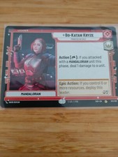 Bo-Katan Kryze 012 Star Wars Unlimited Shaodws of the Galaxy M/NM