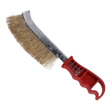 Large Hand Wire Brush Metal Steel Bristle Rust Paint Remover Grill Barbecue BBQ