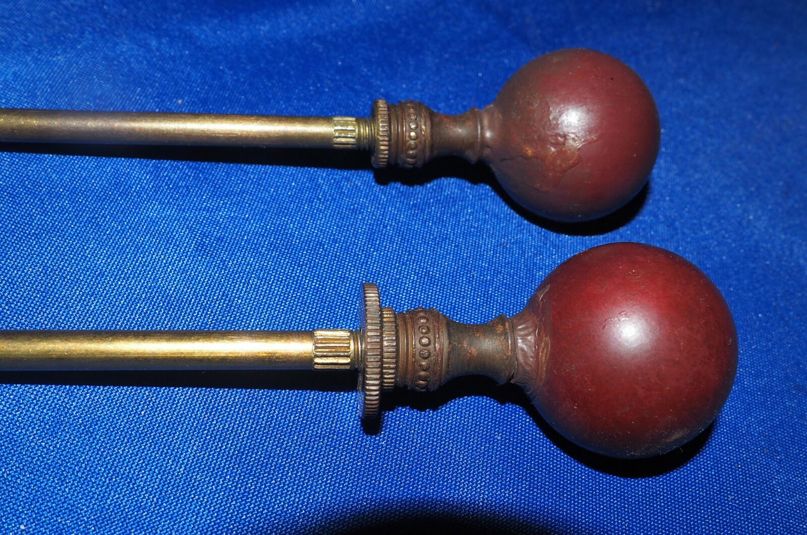 Rolls Royce Bentley Pre War Pair Of Steering Wheel Throttle & Choke Knobs