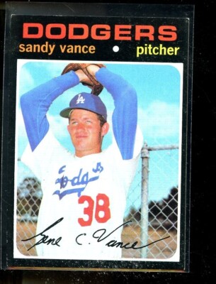 1971 TOPPS #34 SANDY VANCE DODGERS NRMINT E016489