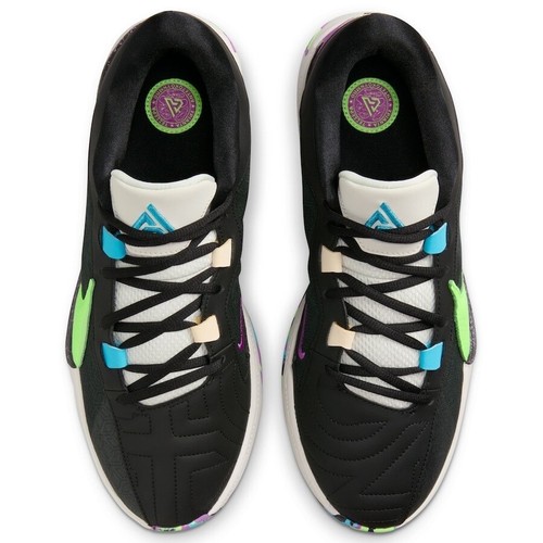 Nike Zoom Freak 5 Basketball Shoes Men 8 / Women 9.5 Black Green DX4985 002 - Picture 11 of 24