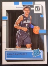 🏀2022-23 Paolo Banchero RC Panini Donruss 201 Rated Rookie Press Proof Silver