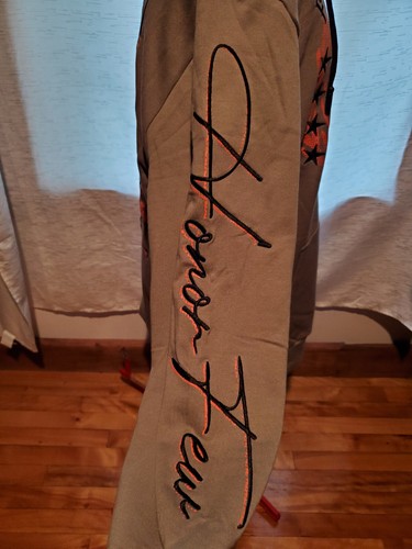 Pullover Hoodie Headrush 3/4 Sleeves Khaki XL New - Picture 4 of 12