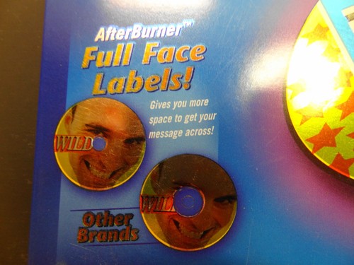 CD/DVD Labels Injet Avery After Burner Metallic FX 3 Pack Lot- 60 Labels Total - Picture 5 of 6