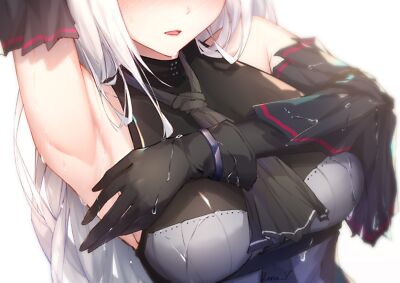 Anime girls digital art artwork 2d portrait leria_v Play Gaming Mat Desk