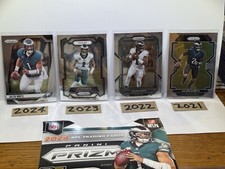 Jalen Hurts 2021, 2022, 2023, 2024 Panini Prizm Football Philadelphia Eagles