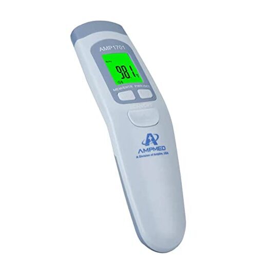 Non-Contact Forehead Thermometer for Kids and Adults. AmpMed FSA HSA Serenity
