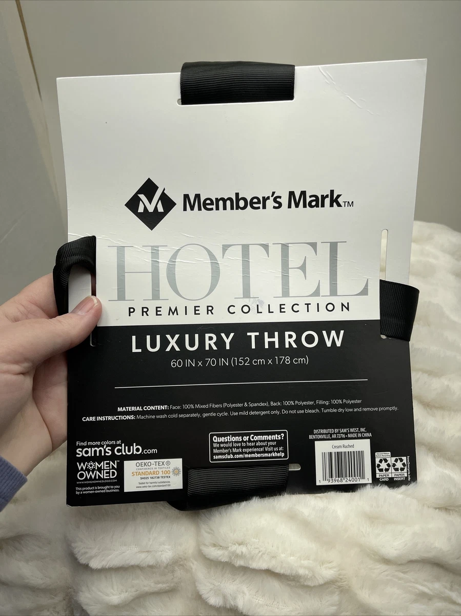 Member s Mark Hotel Collection Oversized Luxury Throw Blanket