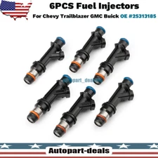 Set(6) Fuel Injectors FJ319 For Chevrolet Trail Blazer GMC Envoy 4.2L 2002-2005