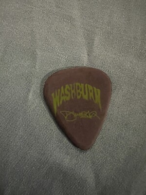 Pantera Dimebag Darrell Washburn Vintage Guitar Pick  OFF CENTER 