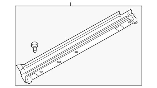 Moldura lateral derecha para Range Rover HSE 2003-2012 (N/P LR018383)