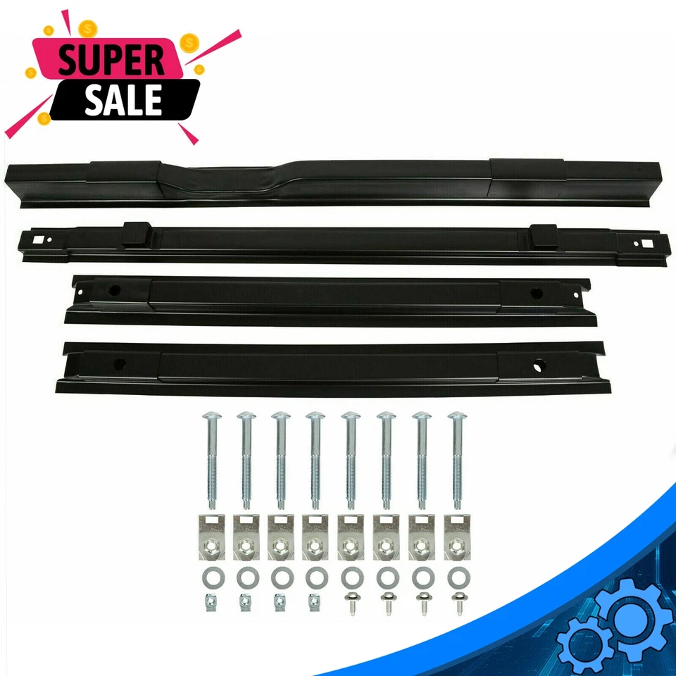 4 X For 99-18 F250 F350 Truck Short Bed Floor Support Crossmember Rebuilding Kit Foto 2 de 4