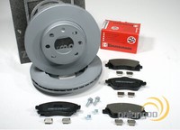 Zimmermann Bremsscheiben Ø 278 Mm + BremsbeläGe Mit ZubehöR Vorne FüR Ford Puma