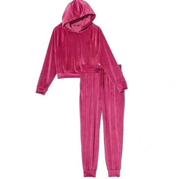 Victorias Secret Supersoft Cozy Ribbed Velour Tracksuit Victorias Secret Supersoft Cozy Ribbed Velour Tracksuit