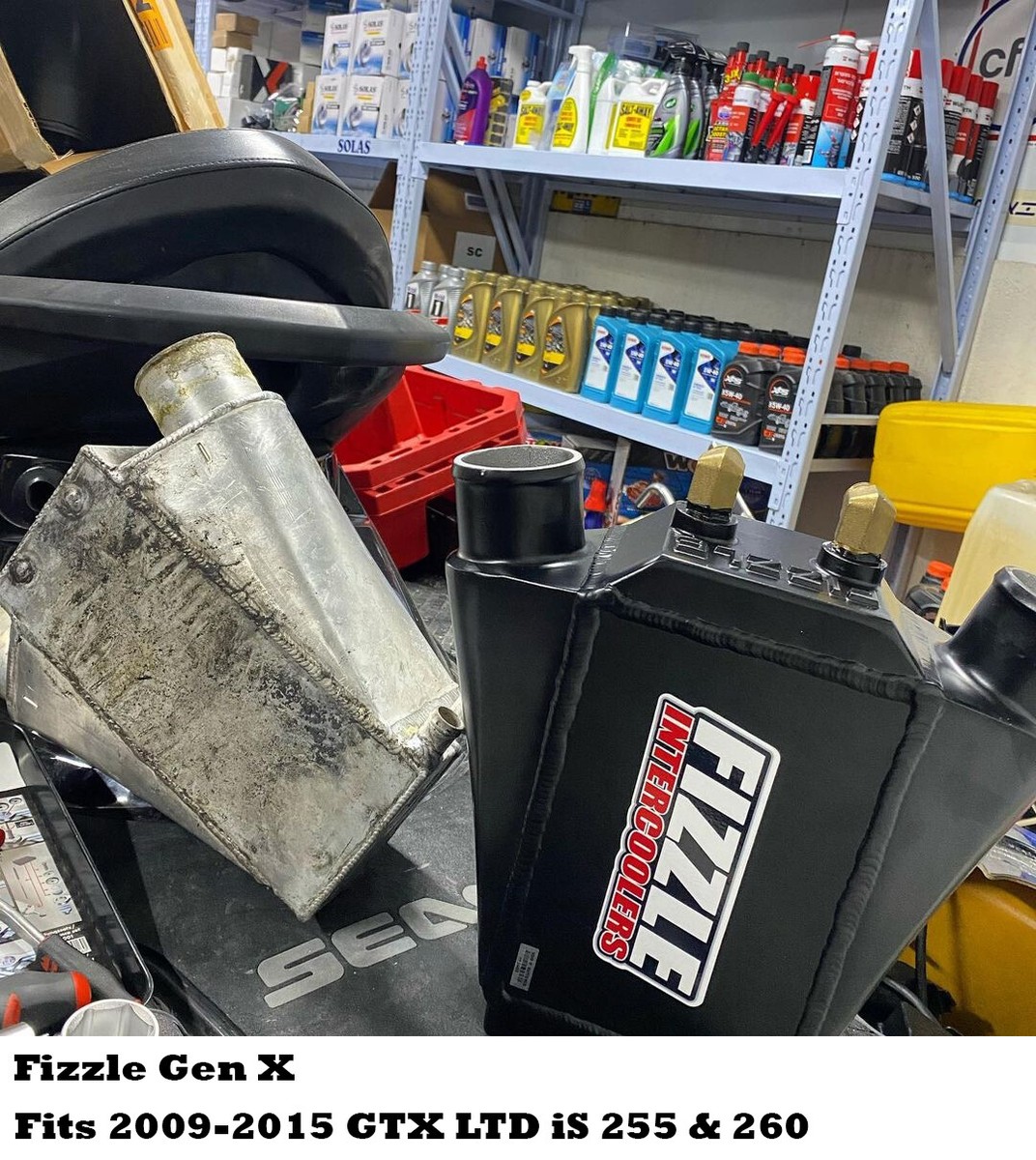 Fizzle Gen-X Intercooler for SeaDoo GTX LTD iS 255 & 260 Fizzle Gen-X Intercooler for SeaDoo GTX LTD iS 255 & 260