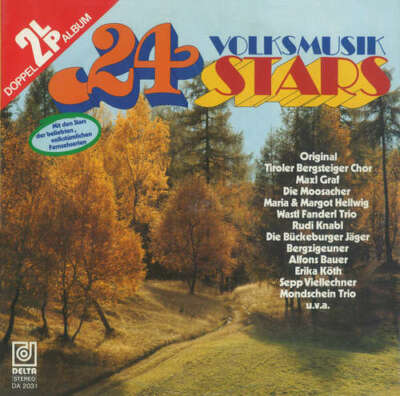 Various - 24 Volksmusik-Stars 2xLP Comp Gat Vinyl Schallplatte 154977