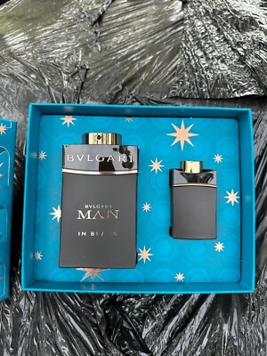 MAN IN BLACK EDP 100ml BULGARI TRAVEL SET GIFT SET PLUS