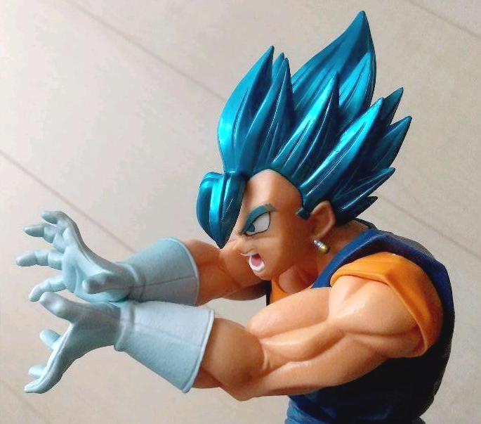 Banpresto Dragon Ball Super Vegito Final Kamehameha Version 4 Super Saiyan  God Super Saiyan Vegito Figure Blue - US