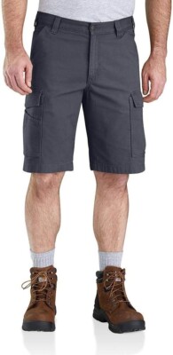 NWT Carhartt Rugged Flex Rigby Cargo Shorts Relaxed Fit Men s Bluestone 42 x 11