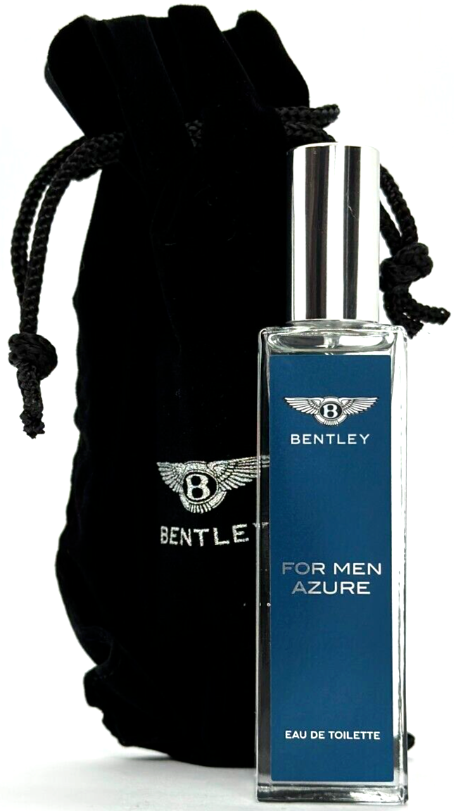 BENTLEY AZURE FOR MEN EAU DE TOILETTE SPRAY Oz 15 ml TRAVEL