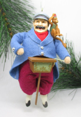 Heart Felts ORGAN GRINDER AND MONKEY Ornament Midwest of Cannon Falls with tag
