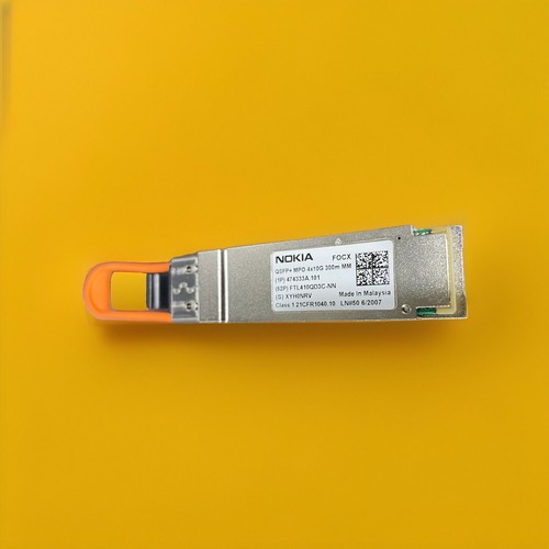 LOT 3 NOKIA 40Gb FOCX 474333A.101 FTL410QD4C QSFP+ MPO OM4 MMF Transceiver - Picture 5 of 6