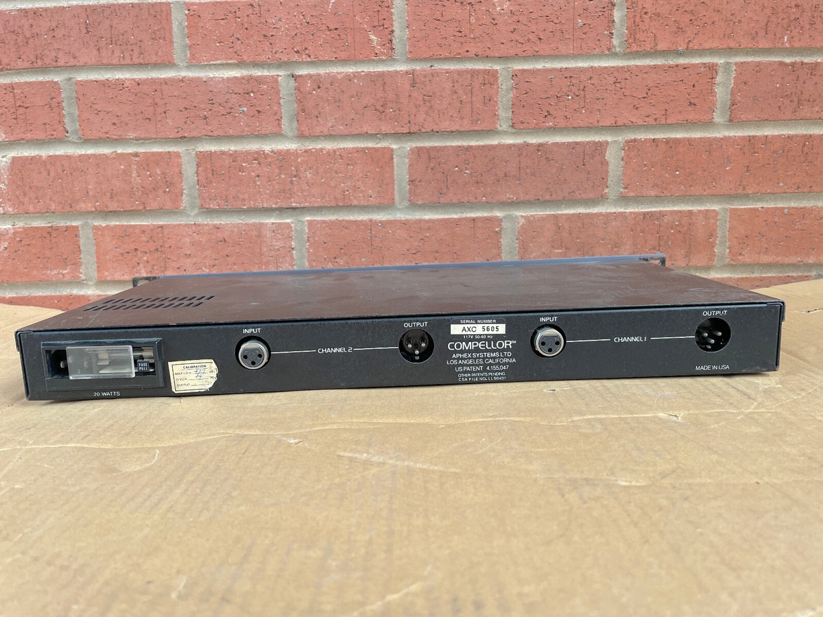 希少！APHEX COMPELLOR コンプレッサー Aphex Systems Compellor Ax Compressor | eBay