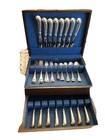 Williamsburg Shell Sterling Kirk Stieff 48 Pieces flatware dinnerware