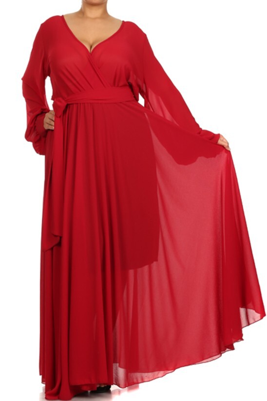 fitted lace wedding dress Modest Evening Dresses | Chiffon V-neck A-line Sleeveless Plus Size