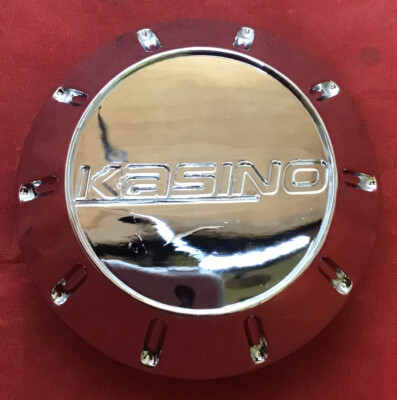ONE NEW CHROME KASINO ALLOYS PD-CAP71-P1035 CUSTOM WHEELS RIM CENTER CAP  10926 | eBay