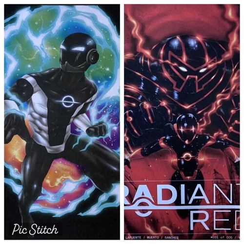 Radiant Black #9 & Radiant Red #1 Martin Zavala Variants Set of 2 books