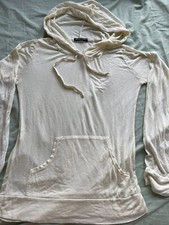 Brandy Melville Light Sweatshirt OS Long Sleeves Light Fabric Cream Color