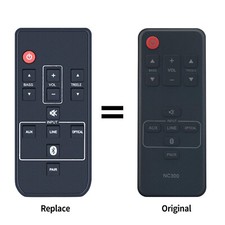 New NC300 NC300UH For Sanyo Soundbar Replace Remote Control FWSB405F FWSB405FP