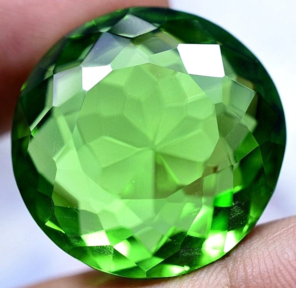 Lab Created 53.55 Ct Beautiful Rich Green Emerald GGL Certified Top Quality Gem - Image 4 of 4