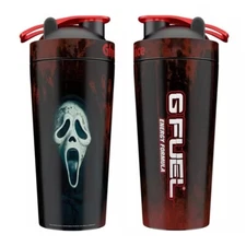 G Fuel Scream Ghost Face Stab Stimulant Collector's Box Metal Shaker Cup ONLY