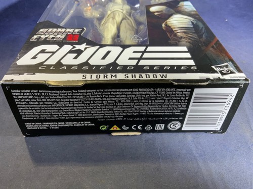 J8-74 G.I. JOE SNAKE EYES CLASSIFIED SERIES ACTION FIGURE - STORM SHADOW - NIB - Picture 9 of 9