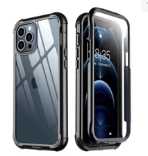 Temdan iPhone 12 Pro Max Case 6.7 inch - Black