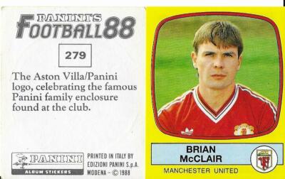 Panini - Fußball 88 - aus Dropdown Liste aussuchen (3 - 279) (T3)