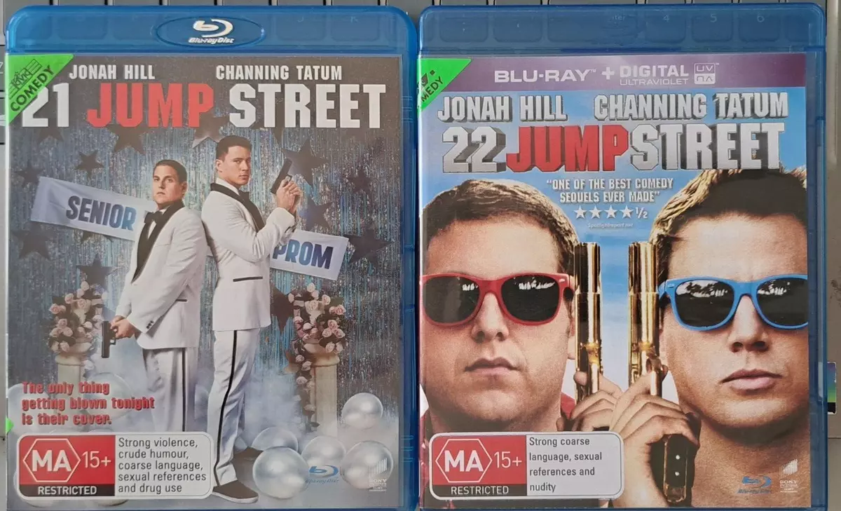21 Jump Street 22 Jump Street Blu ray FREE mystery ex rental