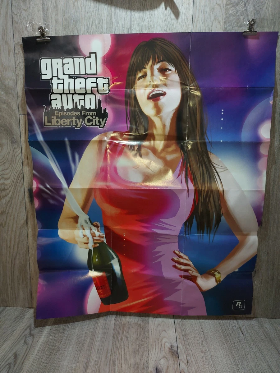 Grand Theft Auto Liberty City Stories PS2 Game Poster Multiple Sizes  11x17-24x36