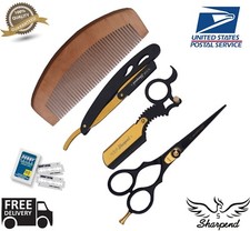 Professional Barber Salon Razor Edge Hair Cutting Scissors / Shears 5.5-Inch 